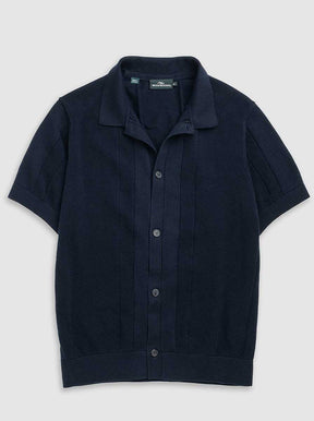 Rodd and Gunn Short Sleeve Shirts Rodd & Gunn - Cobb River Knitted Short Sleeve Shirt
