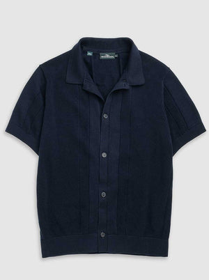 Rodd and Gunn Short Sleeve Shirts Rodd & Gunn - Cobb River Knitted Short Sleeve Shirt