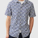 Rodd and Gunn Short Sleeve Shirts Rodd & Gunn - Palliser Bay Printed Sports Fit Indigo Short Sleeve Shirt