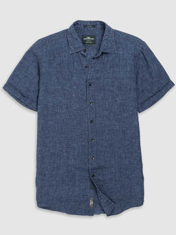 Rodd and Gunn Short Sleeve Shirts Rodd & Gunn - Palm Beach Sports Fit Marine Short Sleeve Shirt