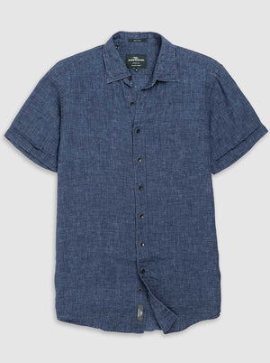Rodd and Gunn Short Sleeve Shirts Rodd & Gunn - Palm Beach Sports Fit Marine Short Sleeve Shirt