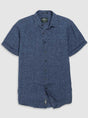 Rodd and Gunn Short Sleeve Shirts Rodd & Gunn - Palm Beach Sports Fit Marine Short Sleeve Shirt