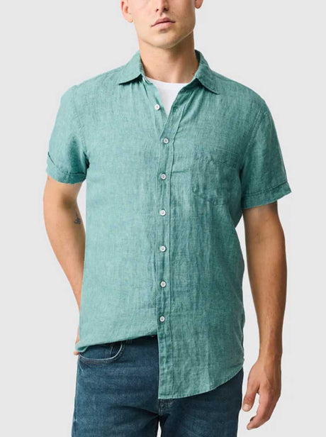 Rodd and Gunn Short Sleeve Shirts Rodd & Gunn - Palm Beach Sports Fit Savannah Short Sleeve Shirt