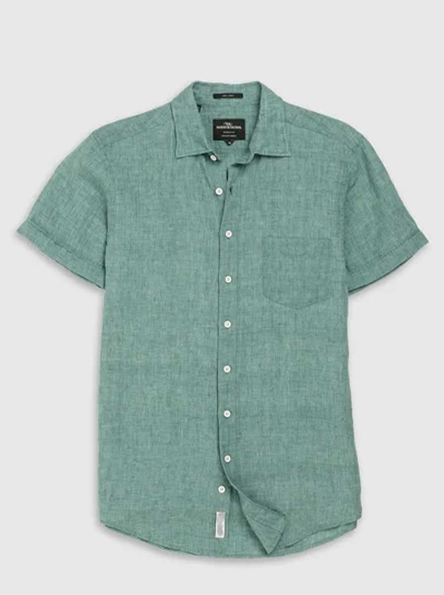Rodd and Gunn Short Sleeve Shirts Rodd & Gunn - Palm Beach Sports Fit Savannah Short Sleeve Shirt