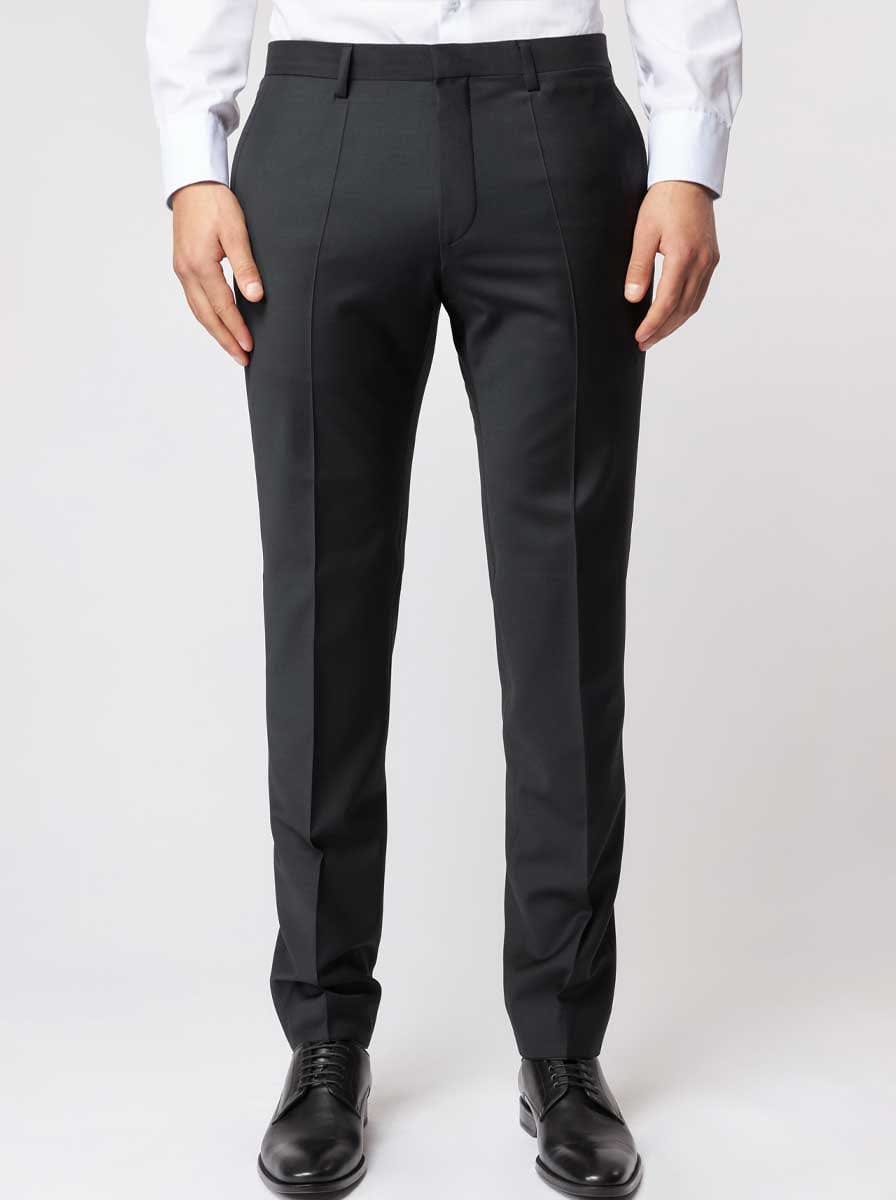 Roy Robson Chinos/Trousers Roy Robson - Suit Trousers - Black Wool Stretch