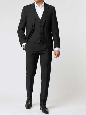 Roy Robson Chinos/Trousers Roy Robson - Suit Trousers - Super 110's Black Wool