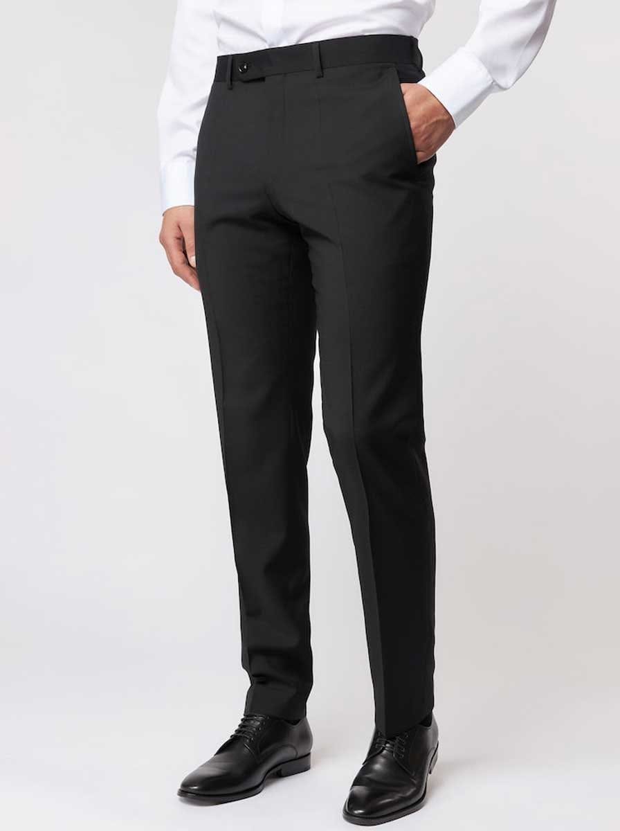 Roy Robson Chinos/Trousers Roy Robson - Suit Trousers - Super 110's Black Wool