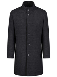 Roy Robson Coats Roy Robson - Grey Dogtooth Overcoat