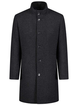 Roy Robson Coats Roy Robson - Grey Dogtooth Overcoat