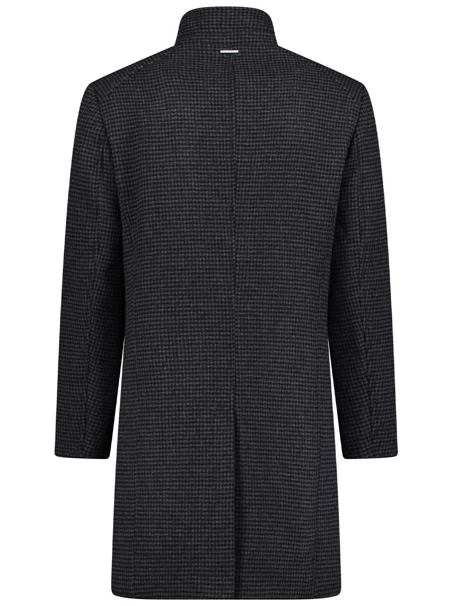 Roy Robson Coats Roy Robson - Grey Dogtooth Overcoat