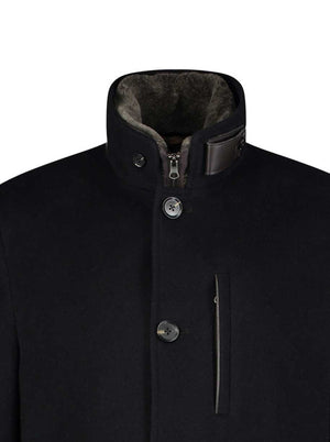 Roy Robson Coats Roy Robson - Navy Overcoat w/ Removable Gilet Insert