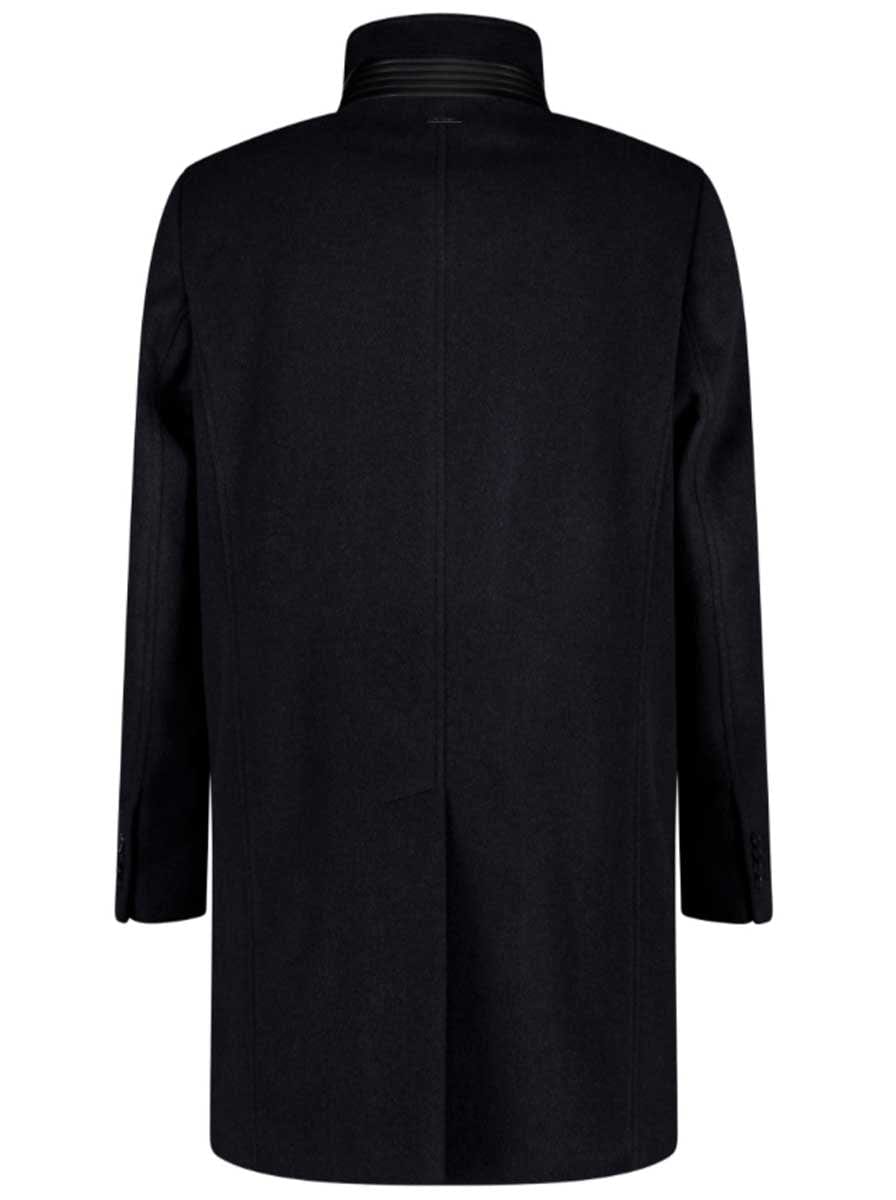 Roy Robson Coats Roy Robson - Outerwear - Navy Overcoat w/ Removable Gilet Insert