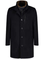 Roy Robson Coats Roy Robson - Outerwear - Navy Overcoat w/ Removable Gilet Insert