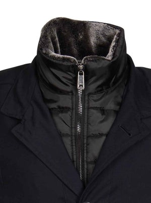 Roy Robson Coats Roy Robson - Raincoat w/ Removable Gilet and Faux Fur Collar