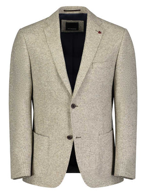 Roy Robson Jacket/Blazer Roy Robson - Beige Textured Slim Fit Blazer