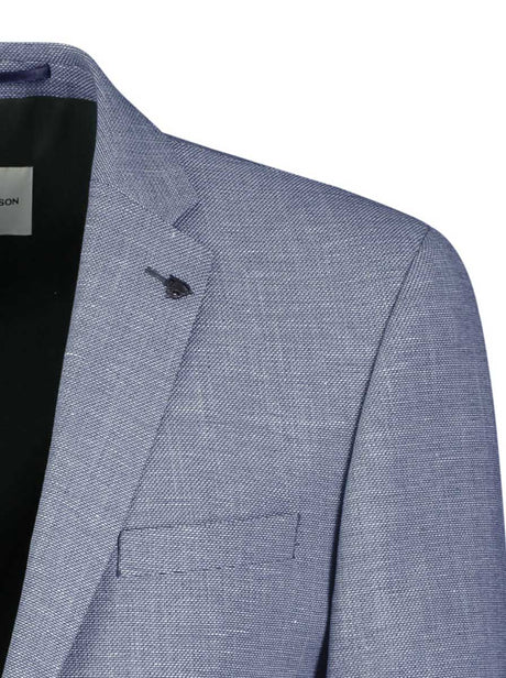 Roy Robson Jacket/Blazer Roy Robson - Linen Mix Textured Light Blue Blazer
