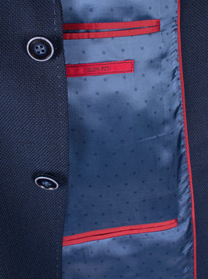 Roy Robson Jacket/Blazer Roy Robson - Pick & Pick Blended Wool Slim Fit Blazer nos