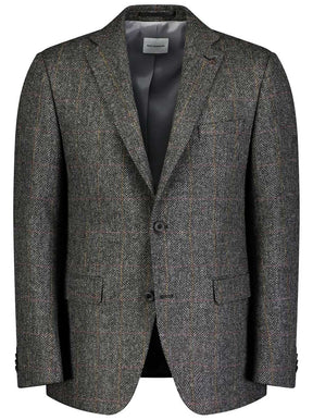 Roy Robson Jacket/Blazer Roy Robson - Shetland Tweed Grey Check Blazer