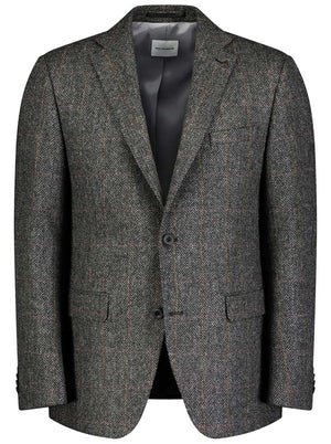 Roy Robson Jacket/Blazer Roy Robson - Shetland Tweed Grey Check Blazer