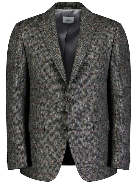 Roy Robson Jacket/Blazer Roy Robson - Shetland Tweed Grey Check Blazer