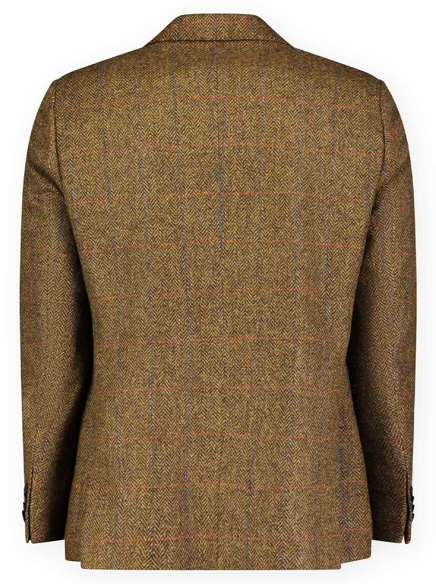 Roy Robson Jacket/Blazer Roy Robson - Shetland Tweed Tan Check Blazer