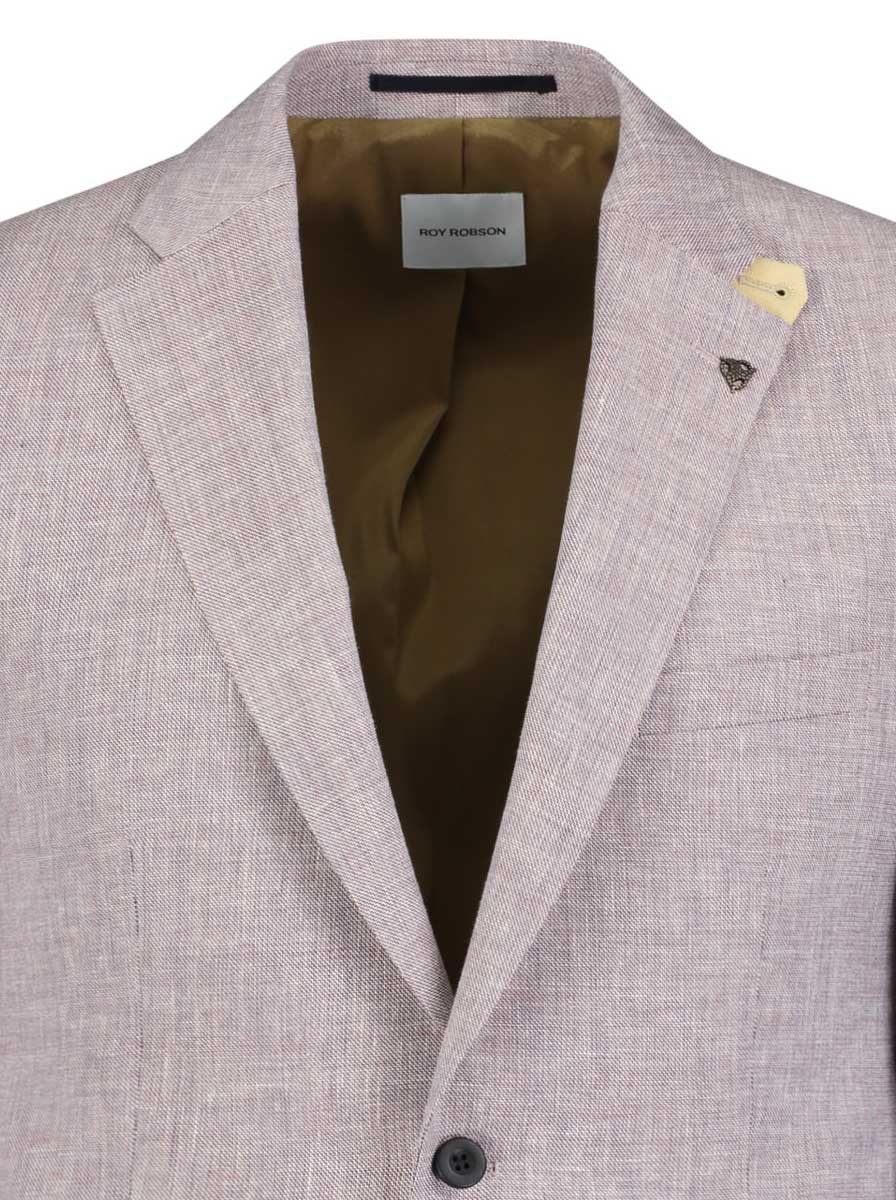 Roy Robson Jacket/Blazer Roy Robson - Wool/Linen Mix Pink Blazer
