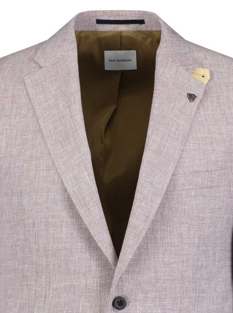 Roy Robson Jacket/Blazer Roy Robson - Wool/Linen Mix Pink Blazer