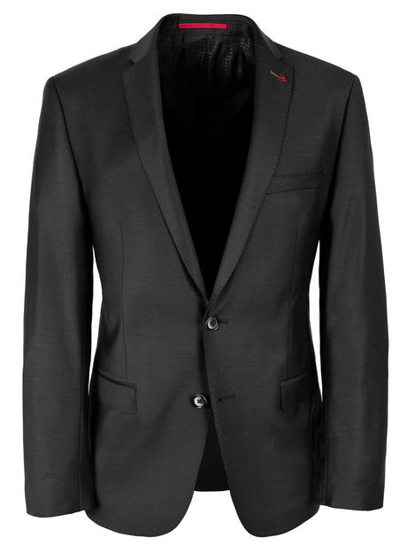 Roy Robson Suits Roy Robson - Suit Jacket - Black Wool Stretch