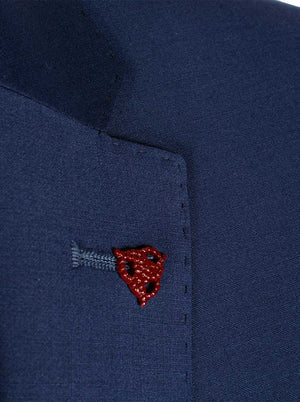 Roy Robson Suits Roy Robson - Suit Jacket - Blue Wool Stretch