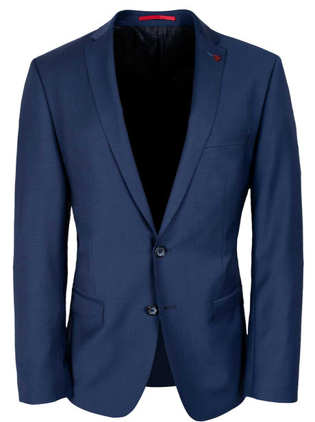 Roy Robson Suits Roy Robson - Suit Jacket - Blue Wool Stretch