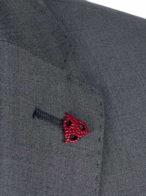 Roy Robson Suits Roy Robson - Suit Jacket - Grey Wool Stretch Slim Fit