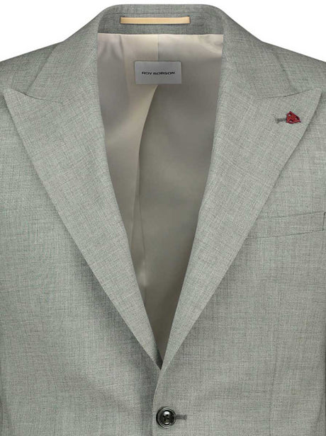 Roy Robson Suits Roy Robson - Suit Jacket - Sage Wool Stretch Slim Fit
