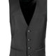 Roy Robson Waistcoat Roy Robson - Suit Waistcoat - Black Wool Stretch