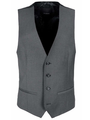Roy Robson Waistcoat Roy Robson - Suit Waistcoat - Grey Wool Stretch Slim Fit