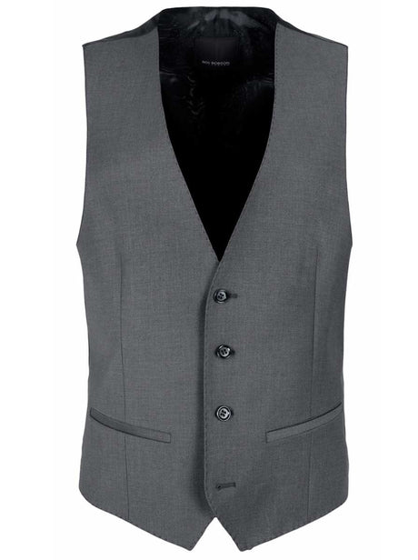 Roy Robson Waistcoat Roy Robson - Suit Waistcoat - Grey Wool Stretch Slim Fit