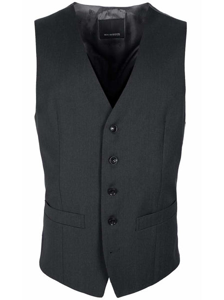 Roy Robson Waistcoat Roy Robson - Suit Waistcoat - Super 110's Charcoal Wool