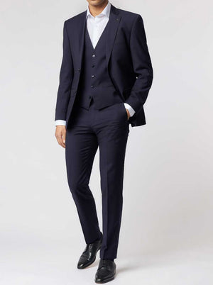 Roy Robson Waistcoat Roy Robson - Suit Waistcoat - Super 110's Navy Wool