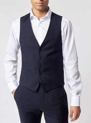Roy Robson Waistcoat Roy Robson - Suit Waistcoat - Super 110's Navy Wool