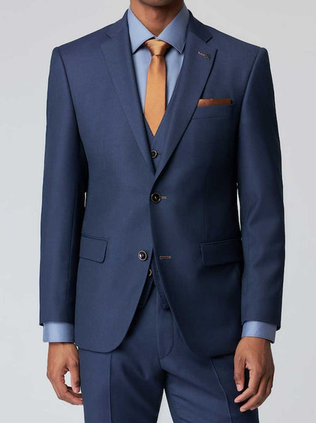 Roy Robson Waistcoat Roy Robson - Suit Waistcoat - Super 130's Navy Birdseye Wool