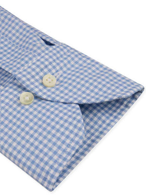 Stenströms Shirts Stenströms - Blue Check Oxford Shirt