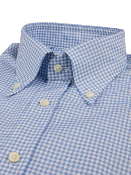 Stenströms Shirts Stenströms - Blue Check Oxford Shirt