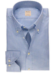 Stenströms Shirts Stenströms - Blue Check Oxford Shirt
