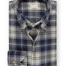 Stenströms Shirts Stenströms - Fitted Body Checked Flannel Shirt 223