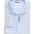 Stenströms Shirts Stenströms - Light Blue Check Linen Shirt