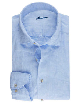 Stenströms Shirts Stenströms - Light Blue Linen Shirt