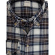 Stenströms Shirts Stenströms - Navy Checked Flannel Shirt