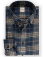 Stenströms Shirts Stenströms - Shirt - Blue Checked Flannel Shirt