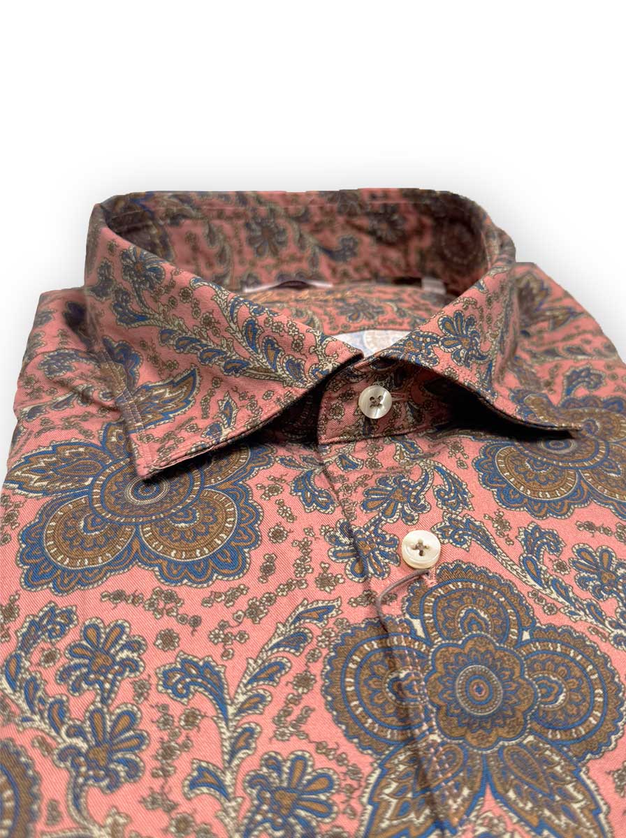 Stenströms Shirts Stenströms - Shirt - Pink Paisley Shirt