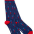 Swole Panda Socks Swole Panda - Golfer Motif Bamboo Blue Socks