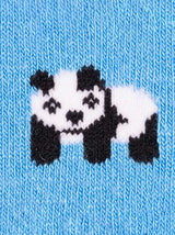 Swole Panda Socks Swole Panda - Panda Motif Bamboo Light Blue Socks